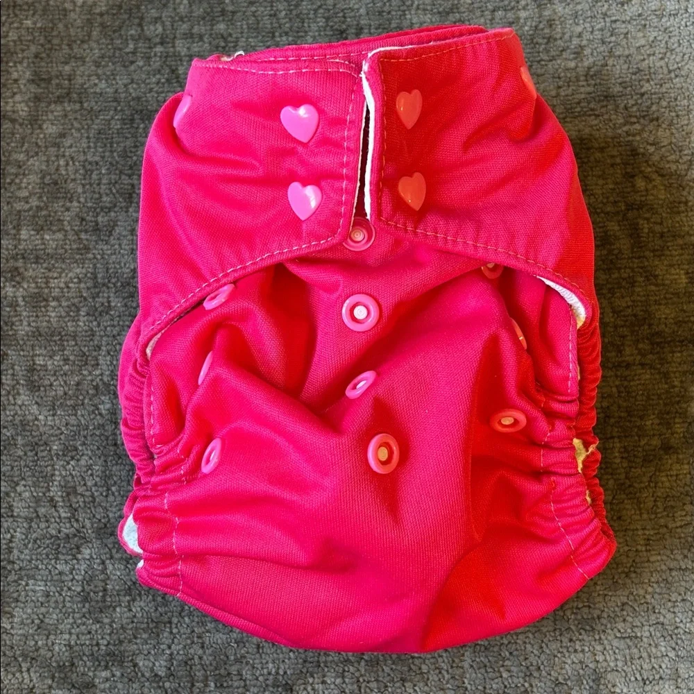 Moraki Bright Pink Cloth Diaper ⭐️